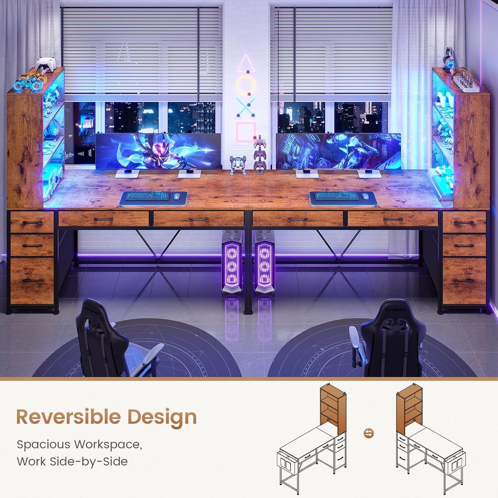 5-Drawer Rustic Brown Desk wit - Office Furniture Suppliers 리뷰 및 가격