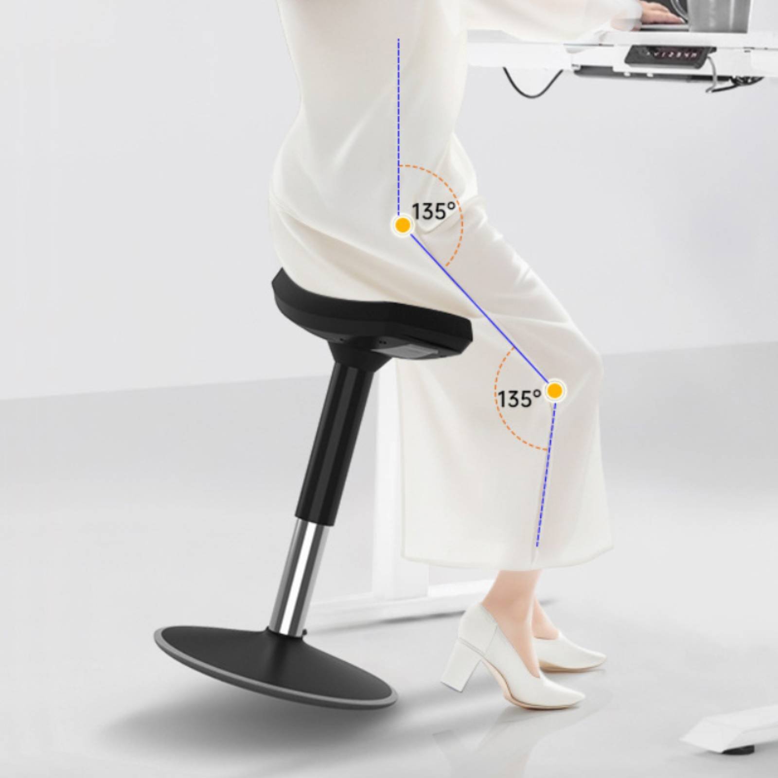 Saddle Stool Comfortable Long  - Office Furniture Commercial 리뷰 및 가격
