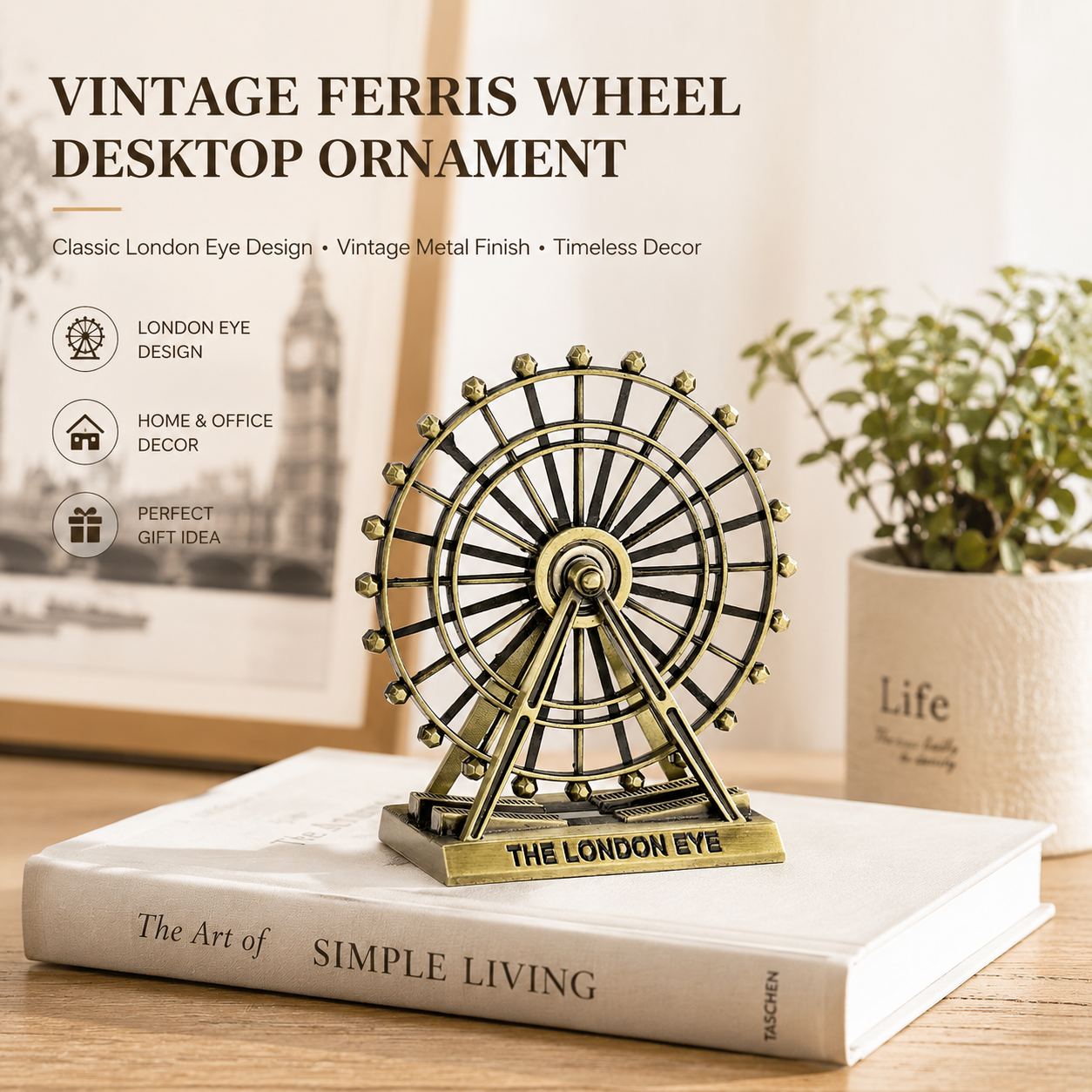 Vintage Ferris Wheel Ornament  - Office Furniture London 리뷰 및 가격