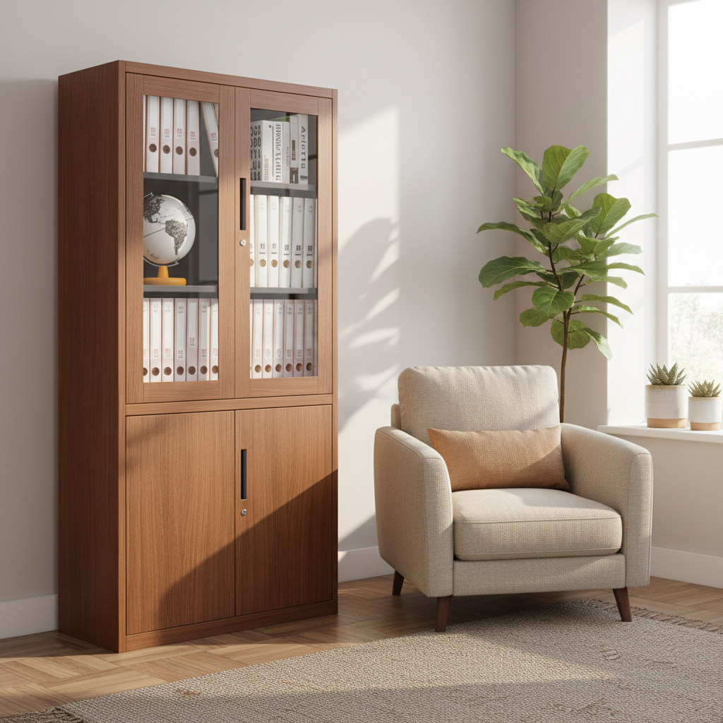 Hot Sale Brown Wood Grain Meta - Office Furniture For Sale 리뷰 및 가격