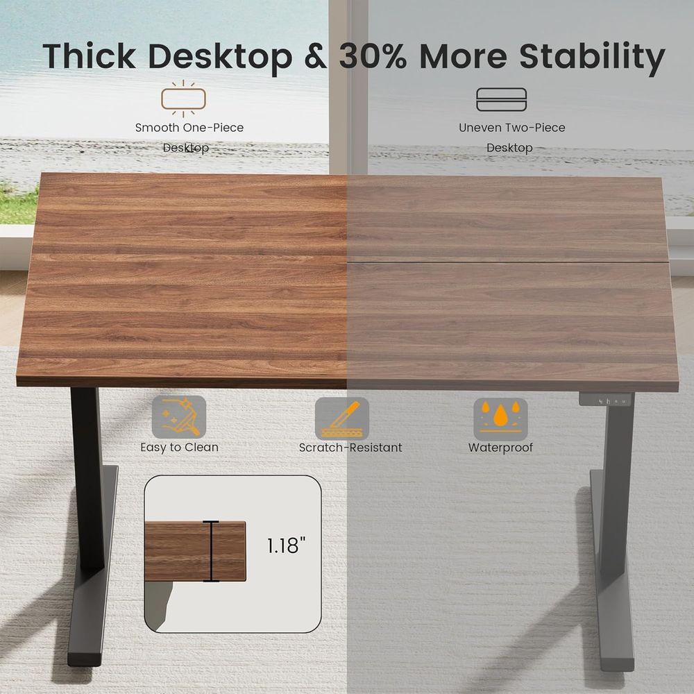 Electric Standing Desk with St - Credenza Office Storage 리뷰 및 가격