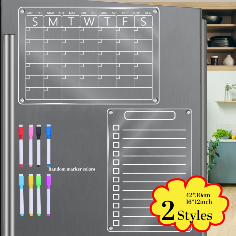 Acrylic Magnetic Calendar for  - Magnetic Whiteboard Calendar 리뷰 및 가격