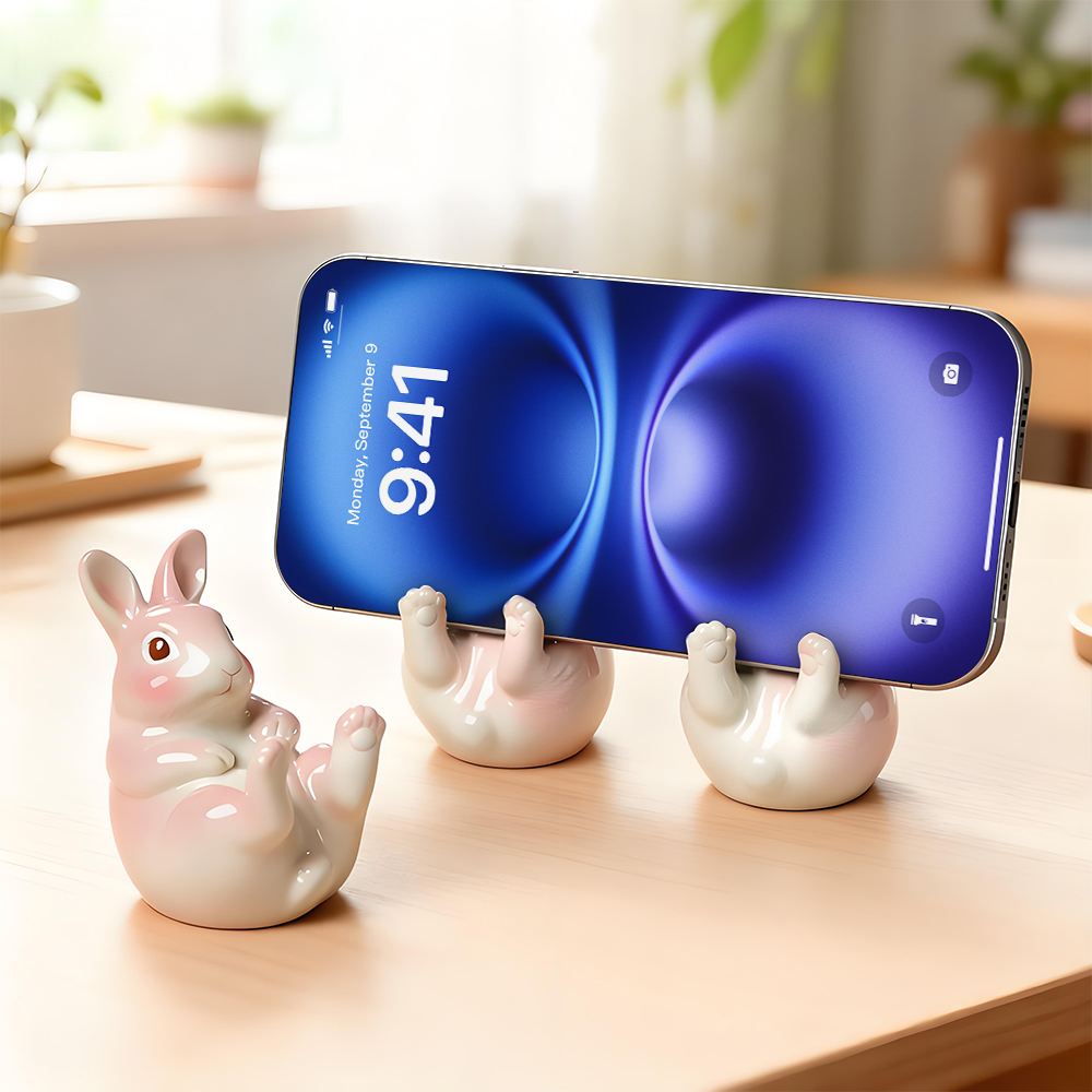 S0284 Cute Bunny Cellphone Sta - Mobile Pedestal Cabinet 리뷰 및 가격