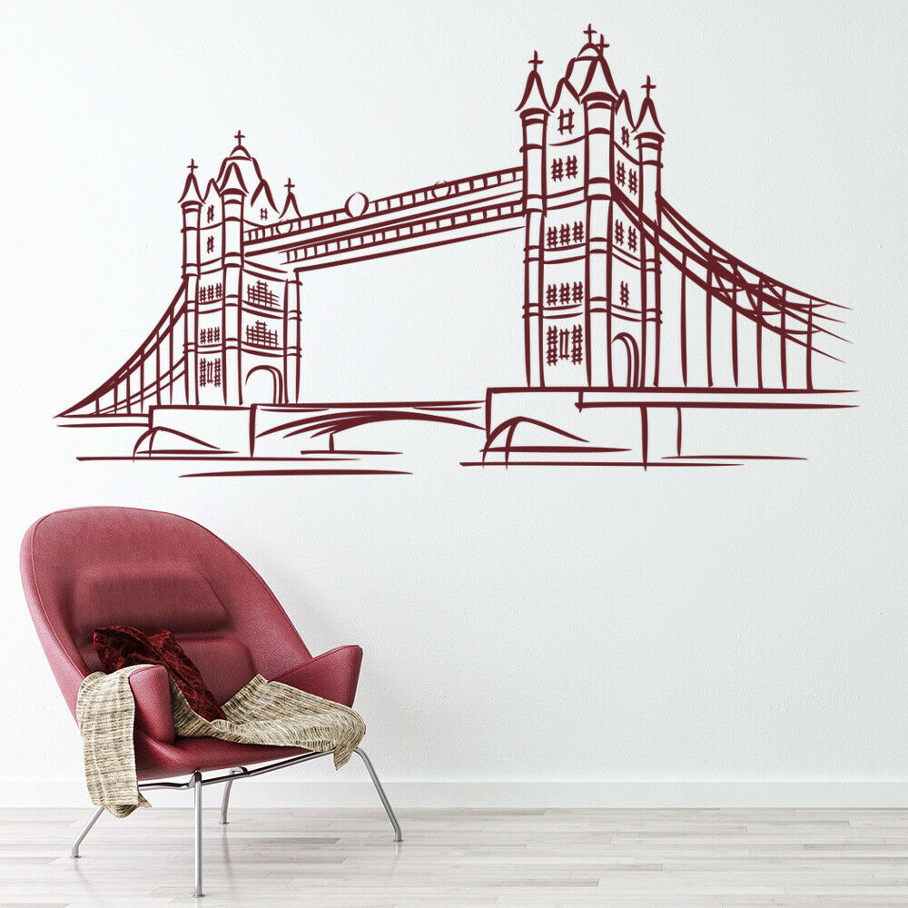 Wall Sticker Tower Bridge of L - Office Furniture London 리뷰 및 가격